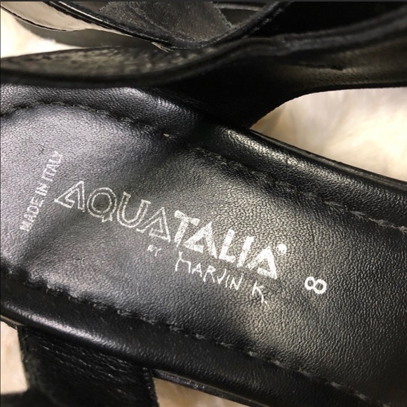 Aquatalia Patent Sandals - Picture 7 of 9